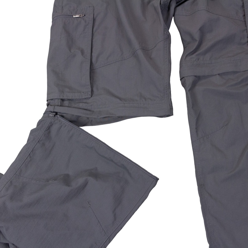 NWT Columbia Kestrel Trail Convertible Pants Mens 34x34 Grey Nylon UPF 50 - Picture 5 of 15